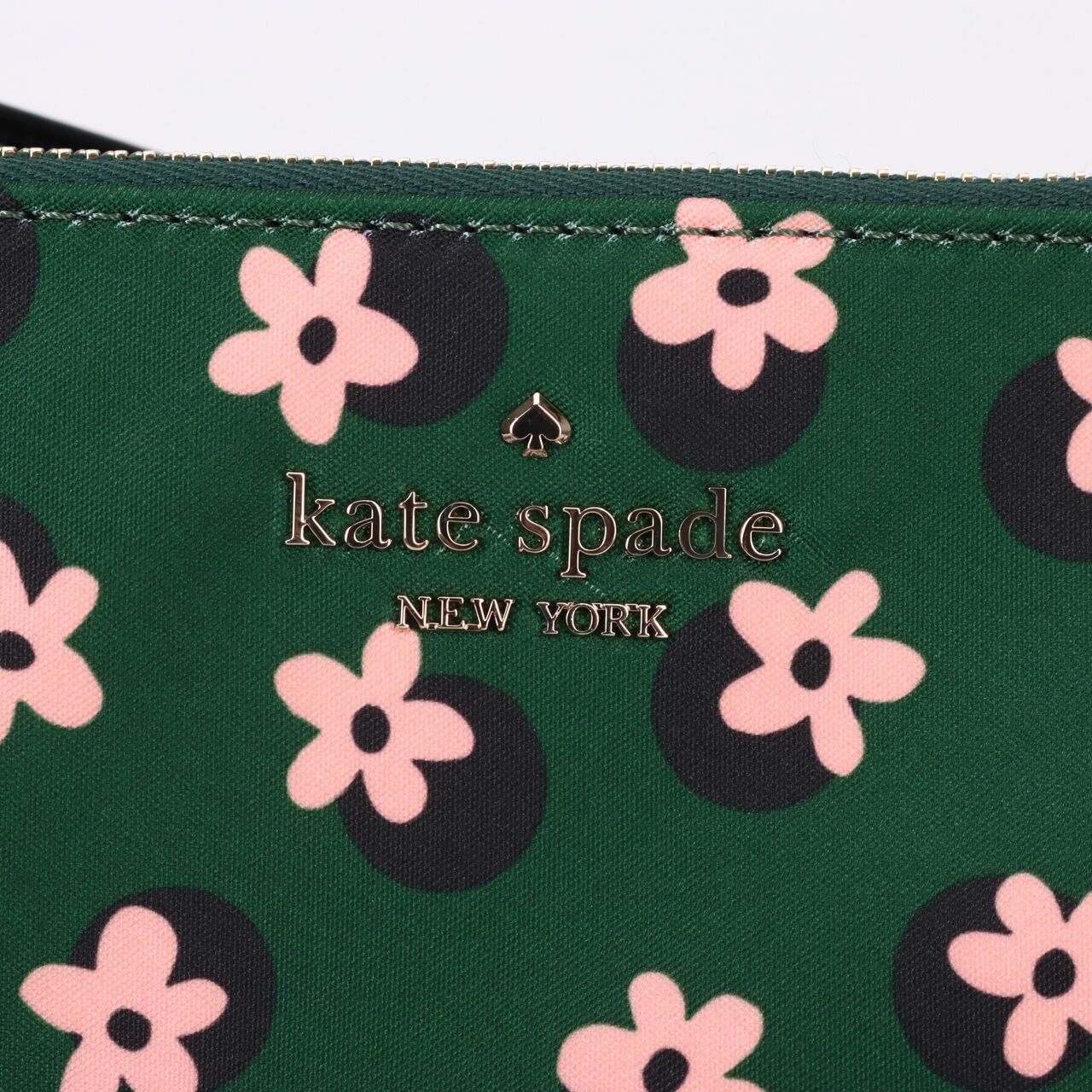 Kate Spade Chelsea The Little Better Floral Green Multi Pouch