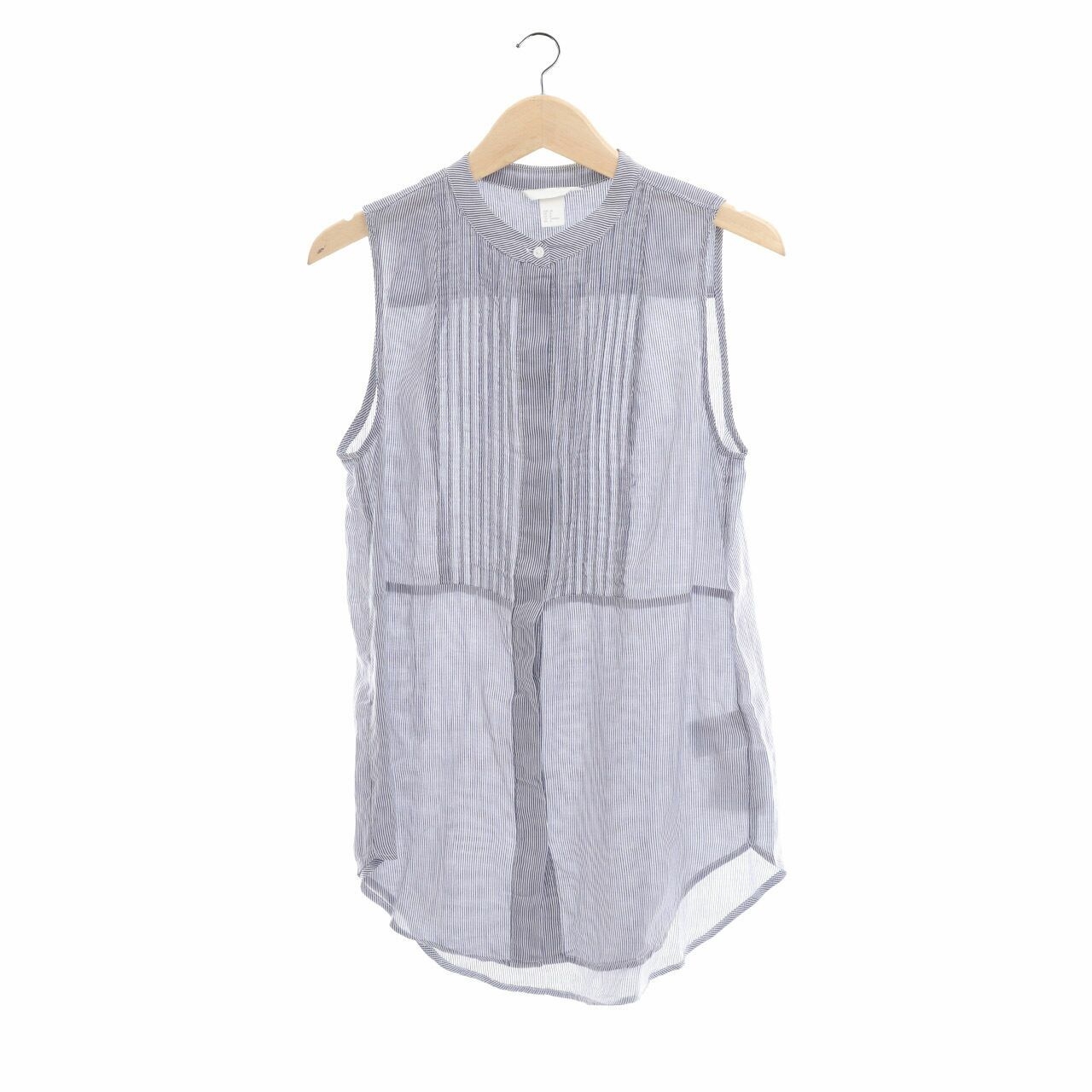 H&M Blue & White Stripes Sleeveless