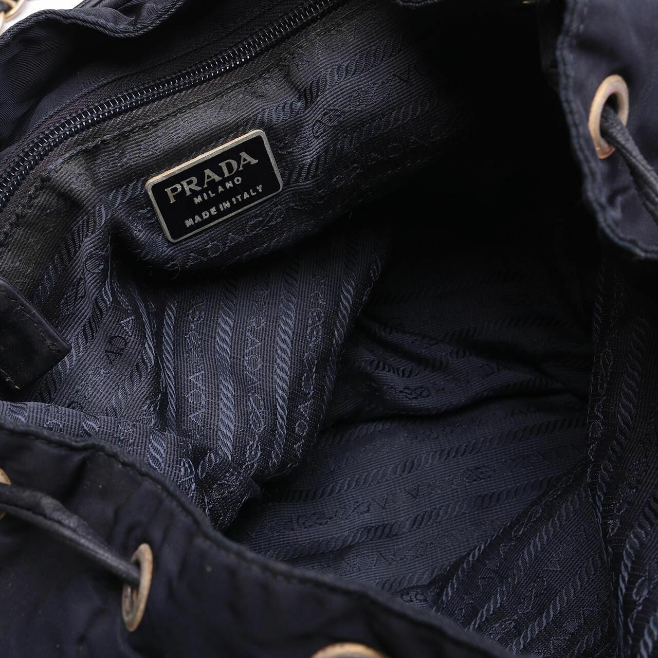 Prada Nylon Navy Backpack