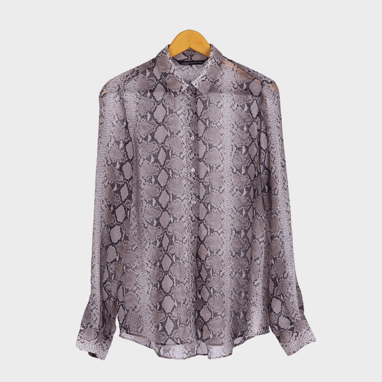 Zara Snakeskin Shirt