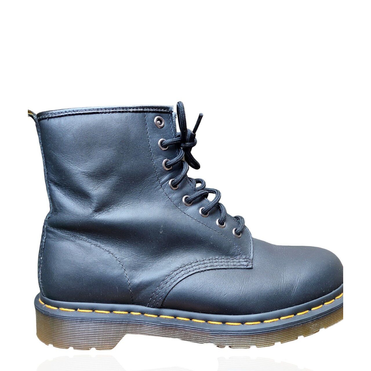 Dr. Martens Black Nappa Leather Boots