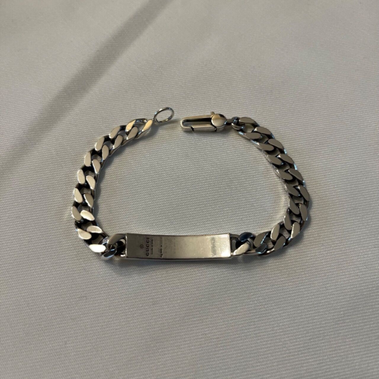 Gucci Ghost Chain Bracelet In Silver