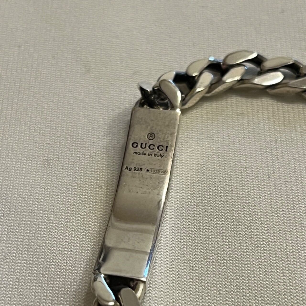 Gucci Ghost Chain Bracelet In Silver