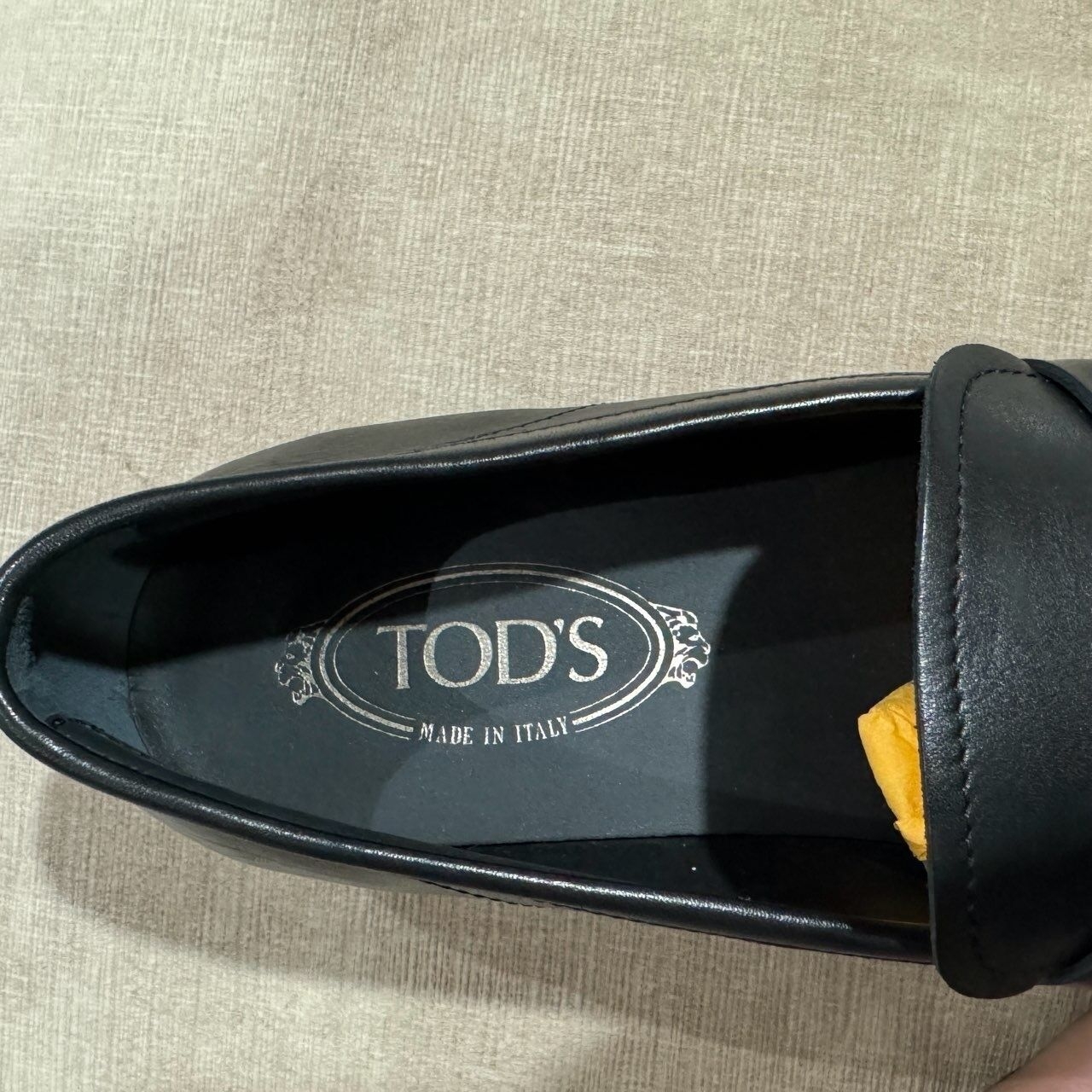 Tod's Black Loafers