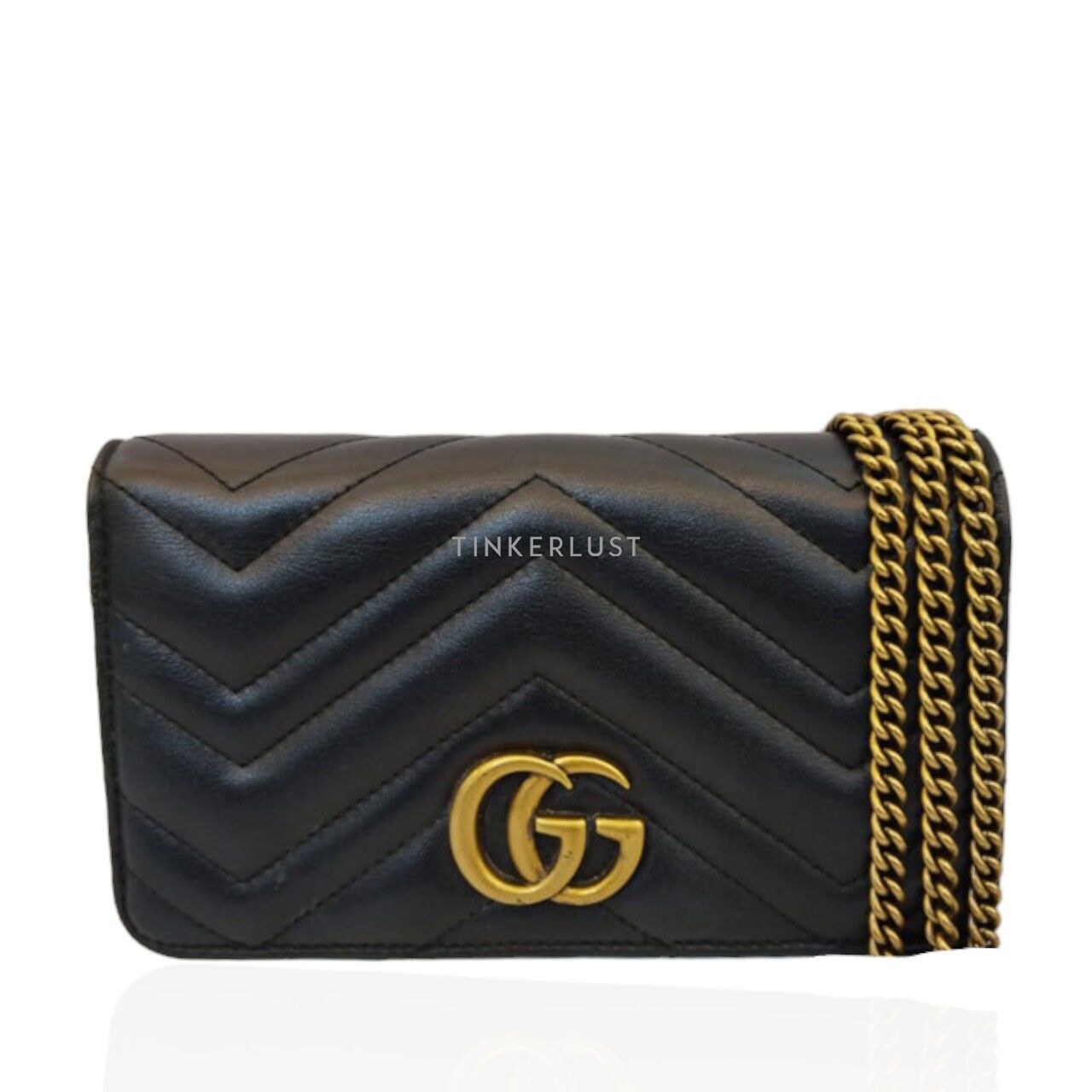 Gucci Marmont WOC Black GHW Shoulder Bag