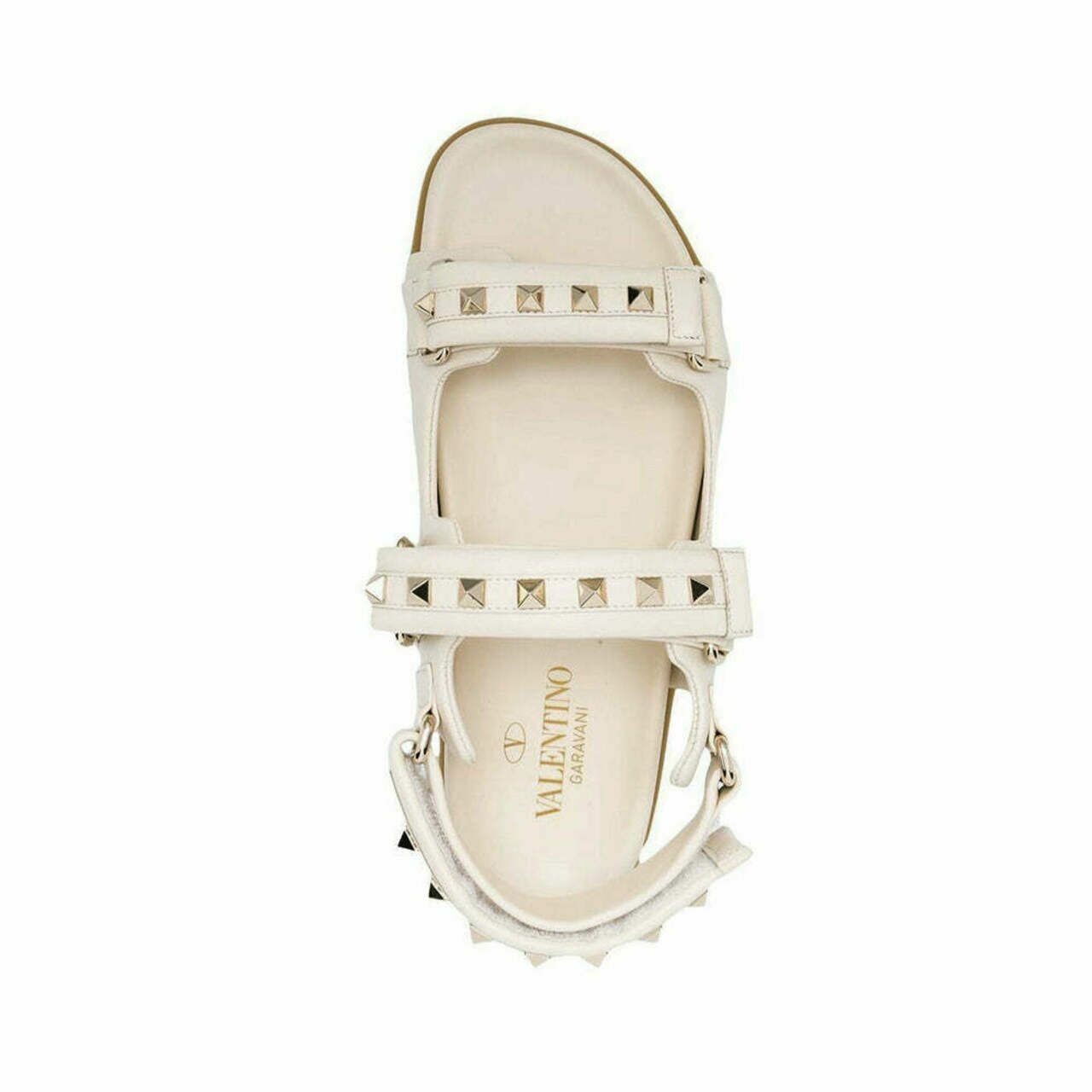 Rockstud Dad Sandal Light Ivory