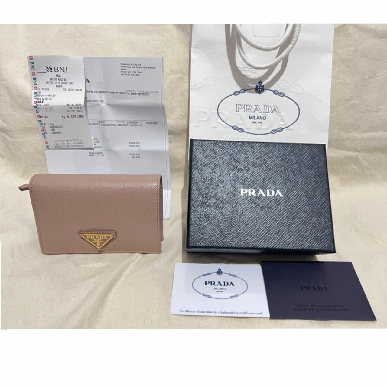 Prada Saffiano Leather Wallet