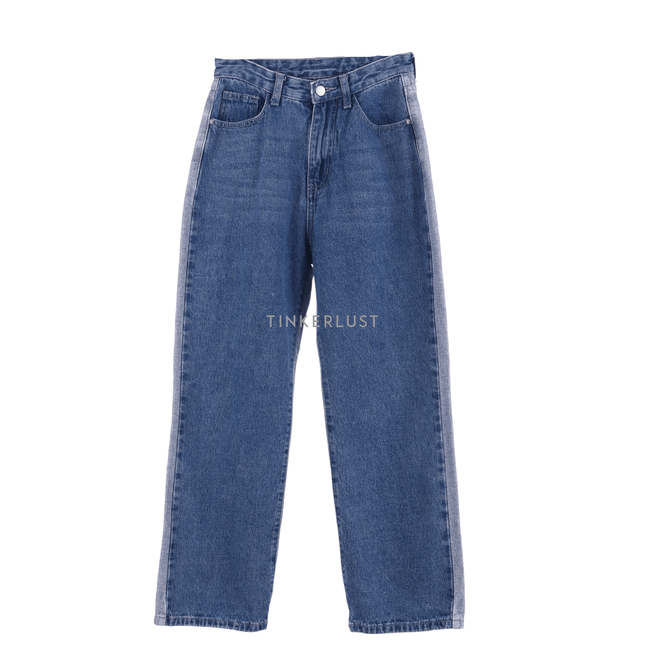 Private Collection Blue Two Tone Jeans Long Pants