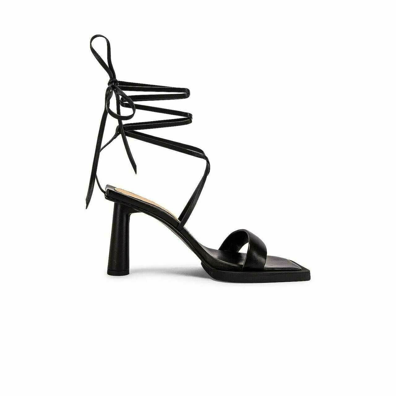 JACQUEMUS Black Sandals