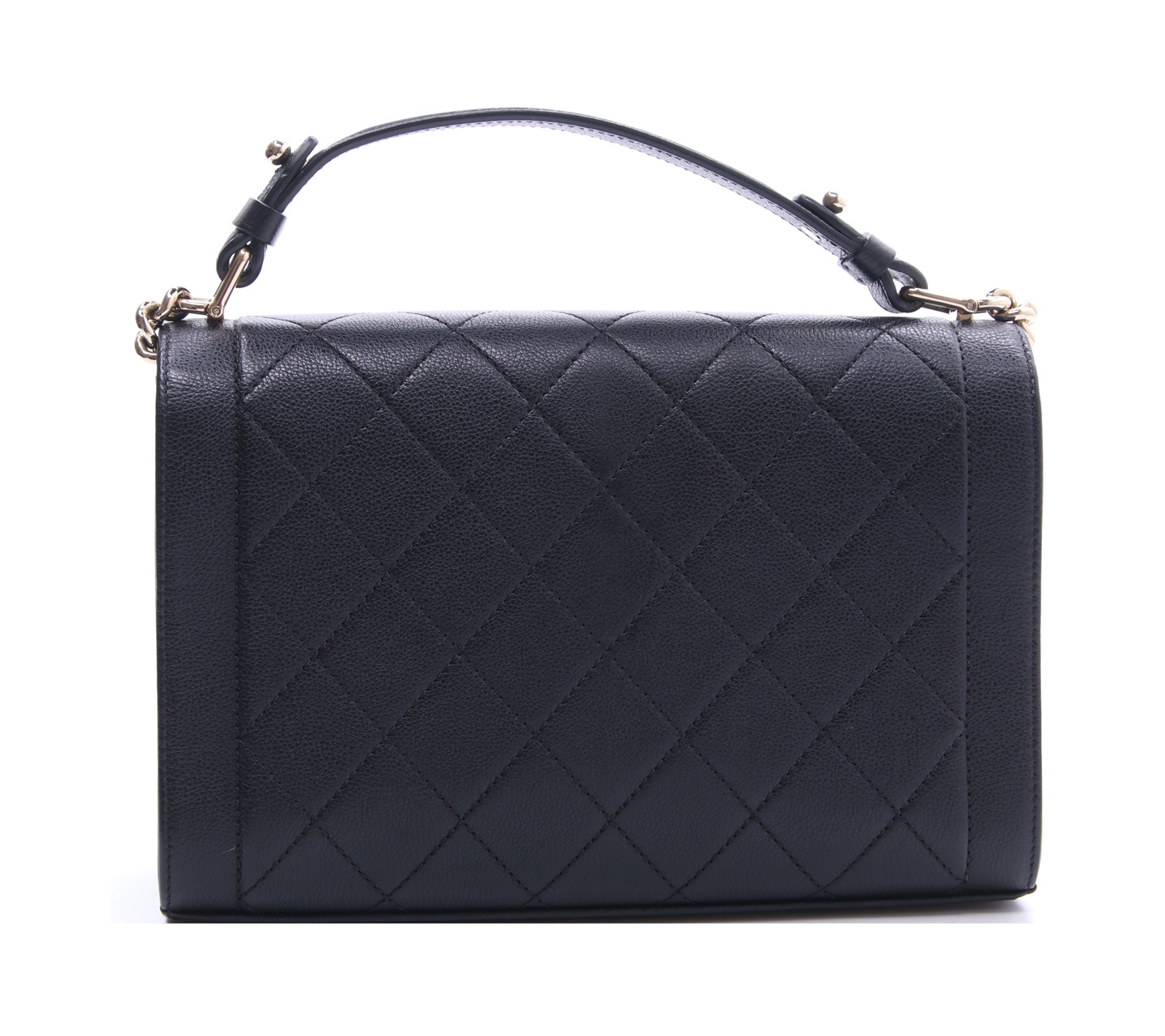 Chanel Black Quilted Leather Satchel