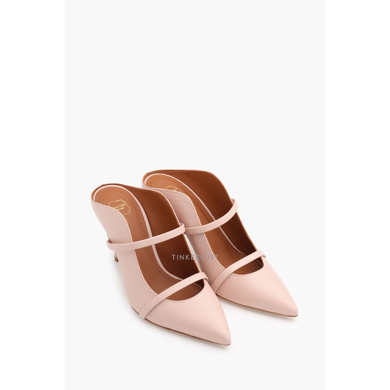 Malone Souliers Maureen Pumps 70mm in Almond/Almond Heels