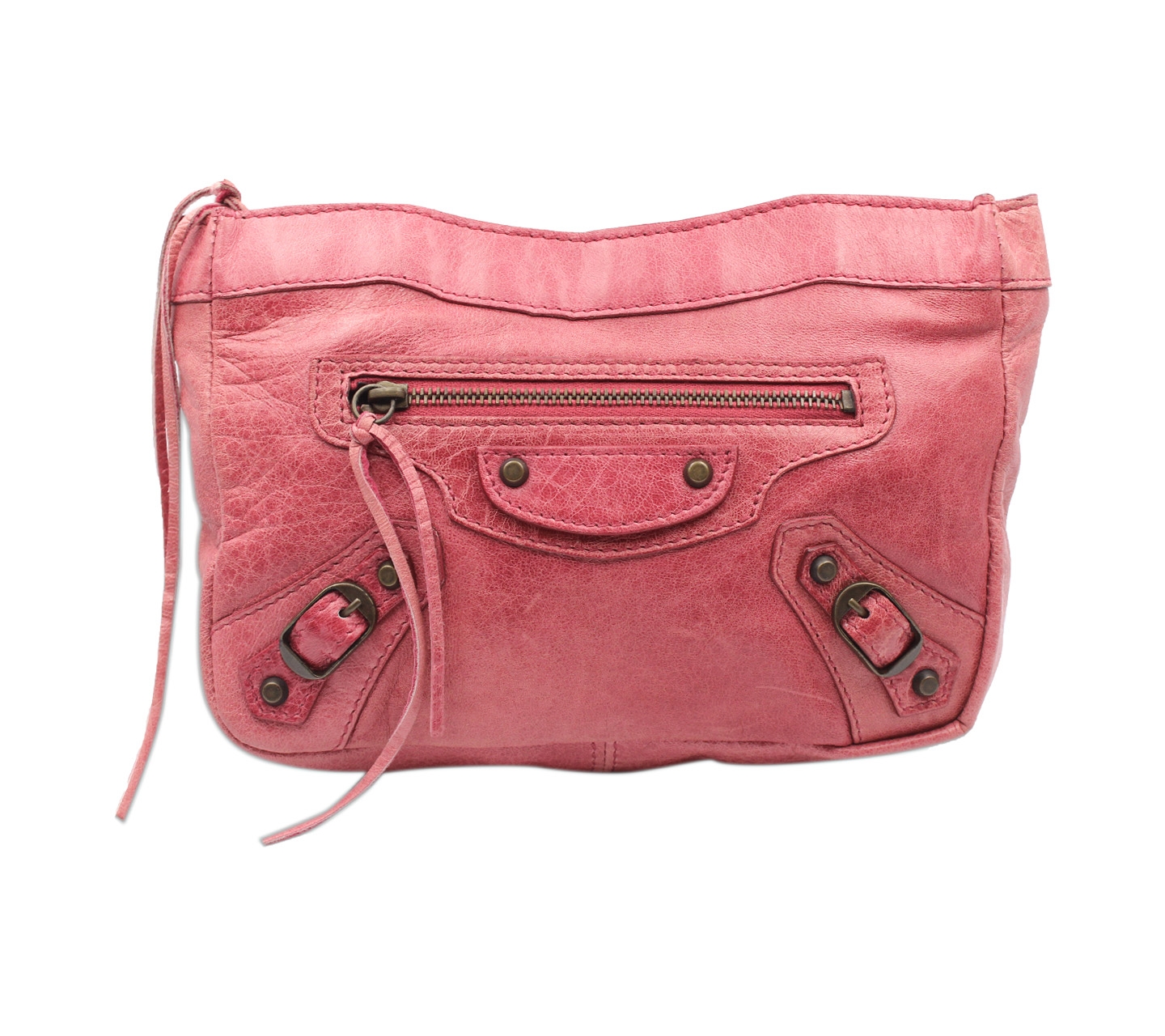 Balenciaga Pink Coral Clutch