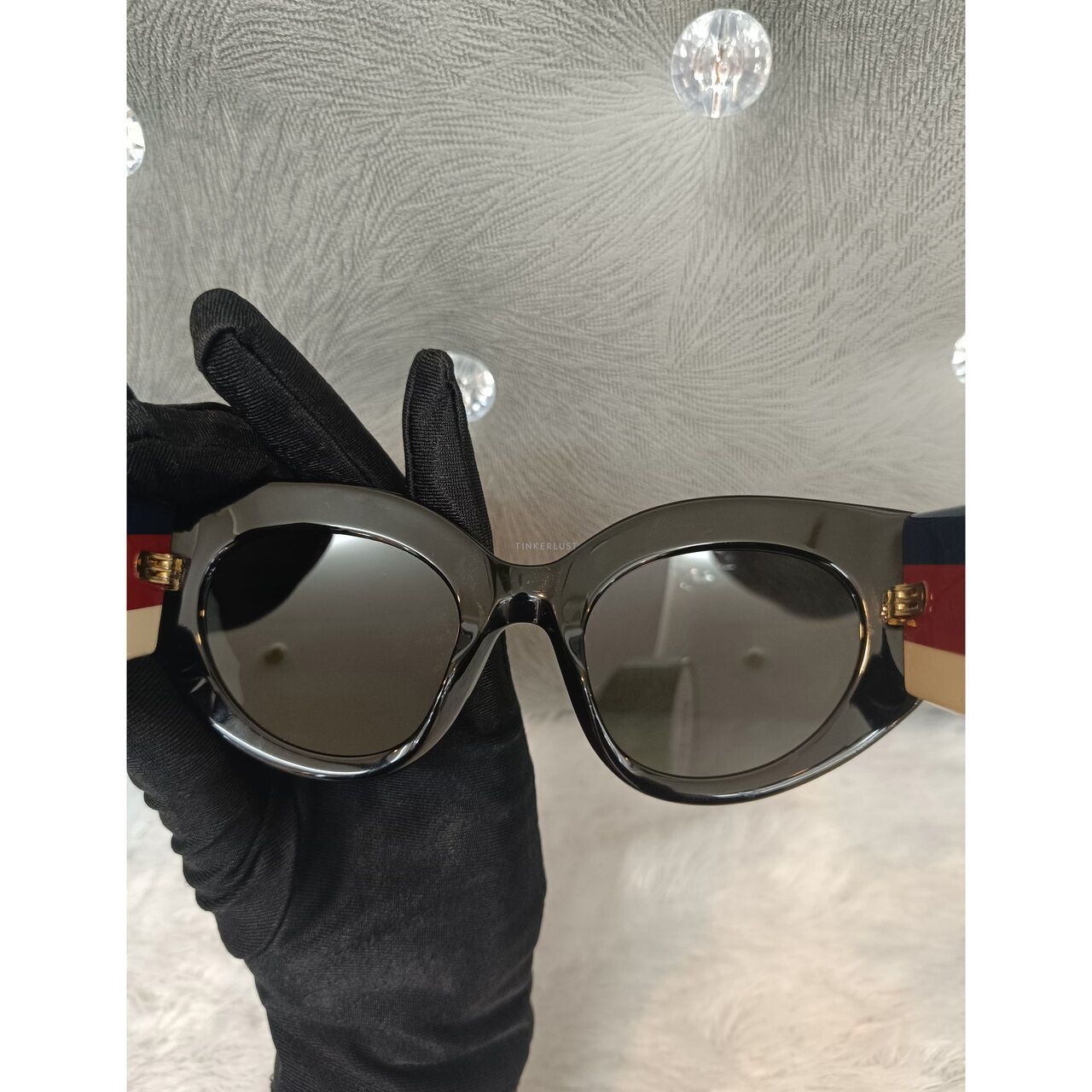 Gucci Cat Eye Acetate Sunglasses