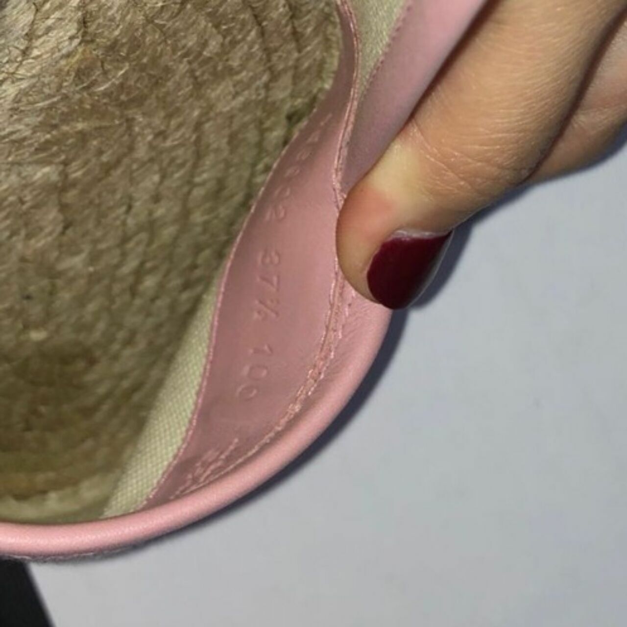 GG Canvas Espadrilles Pink