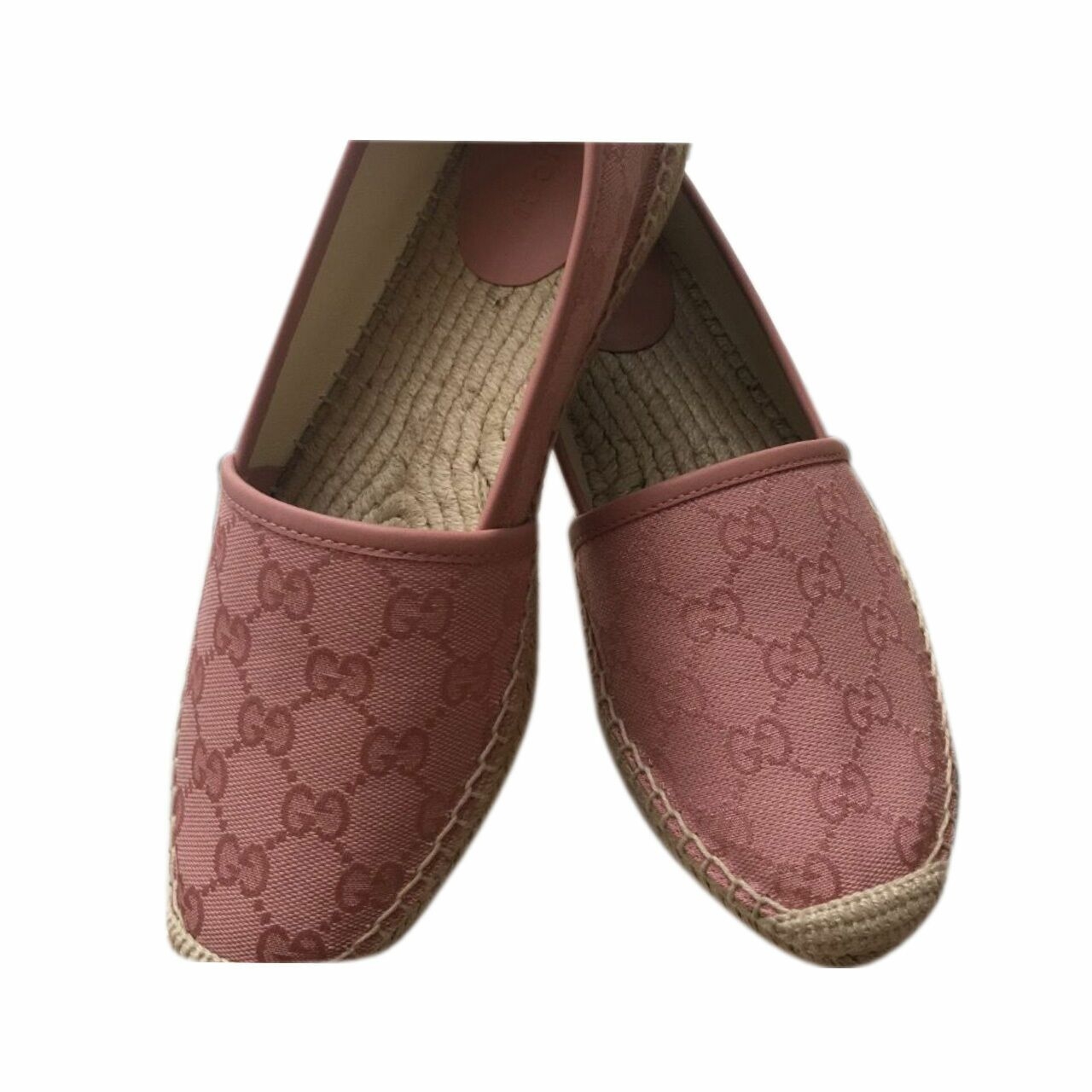 GG Canvas Espadrilles Pink