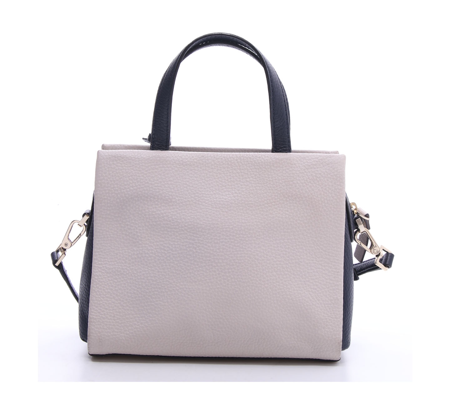 Kate Spade White & Navy Satchel