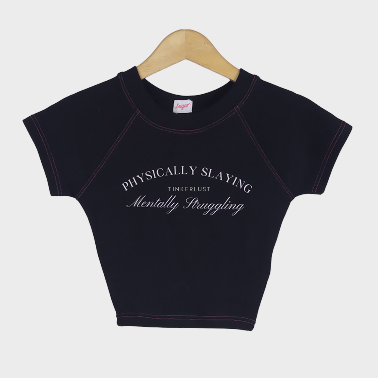 Private Collection Black Crop T-Shirt