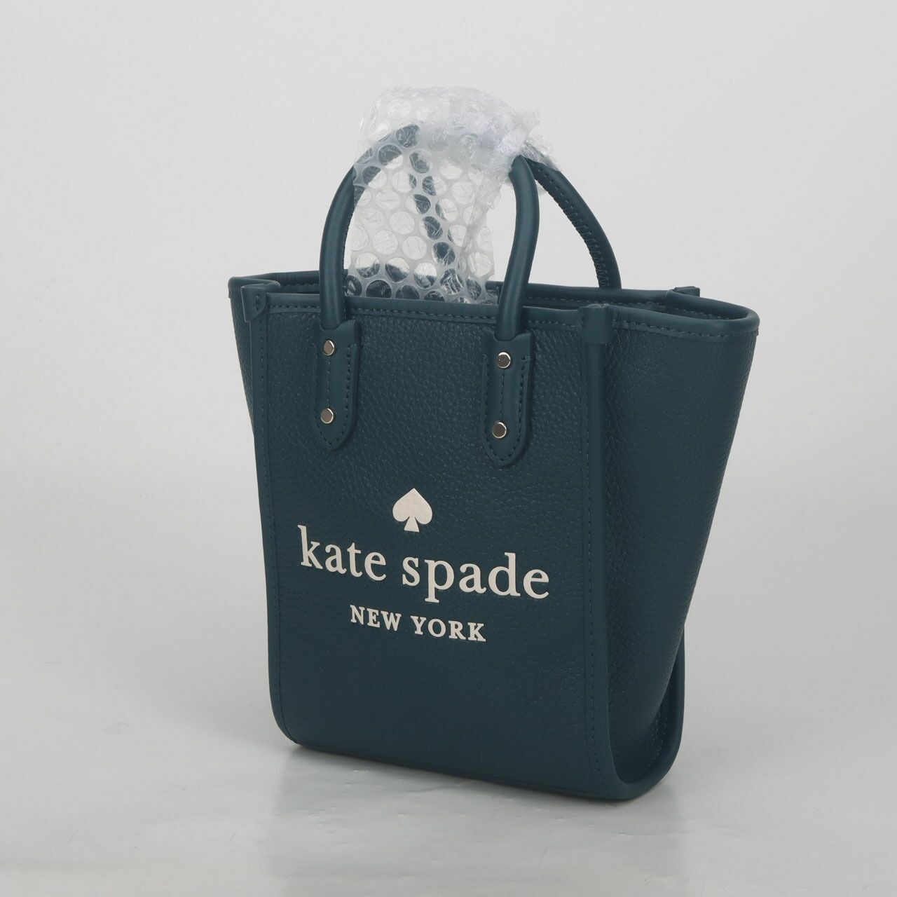 Kate Spade K7295 Ella Mini Tote Pebble Leather Peacock Satchel