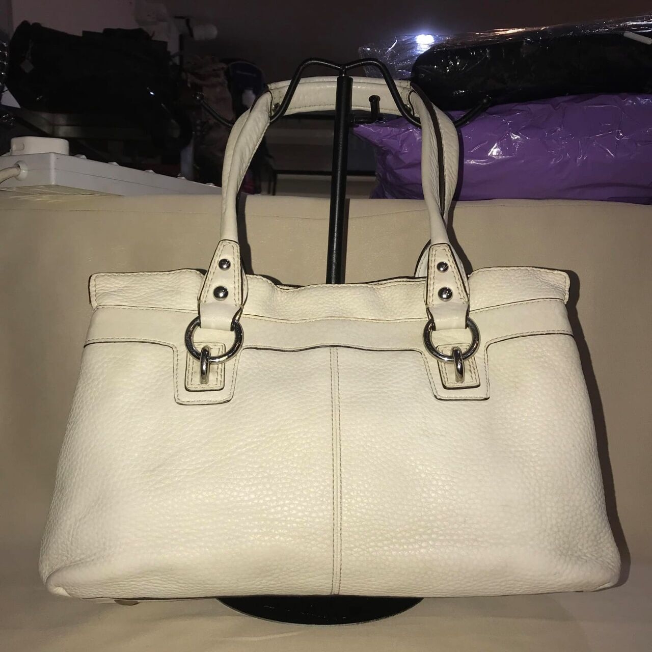 Coach White Shoulder Bag