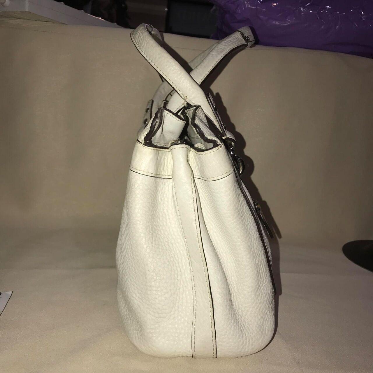 Coach White Shoulder Bag