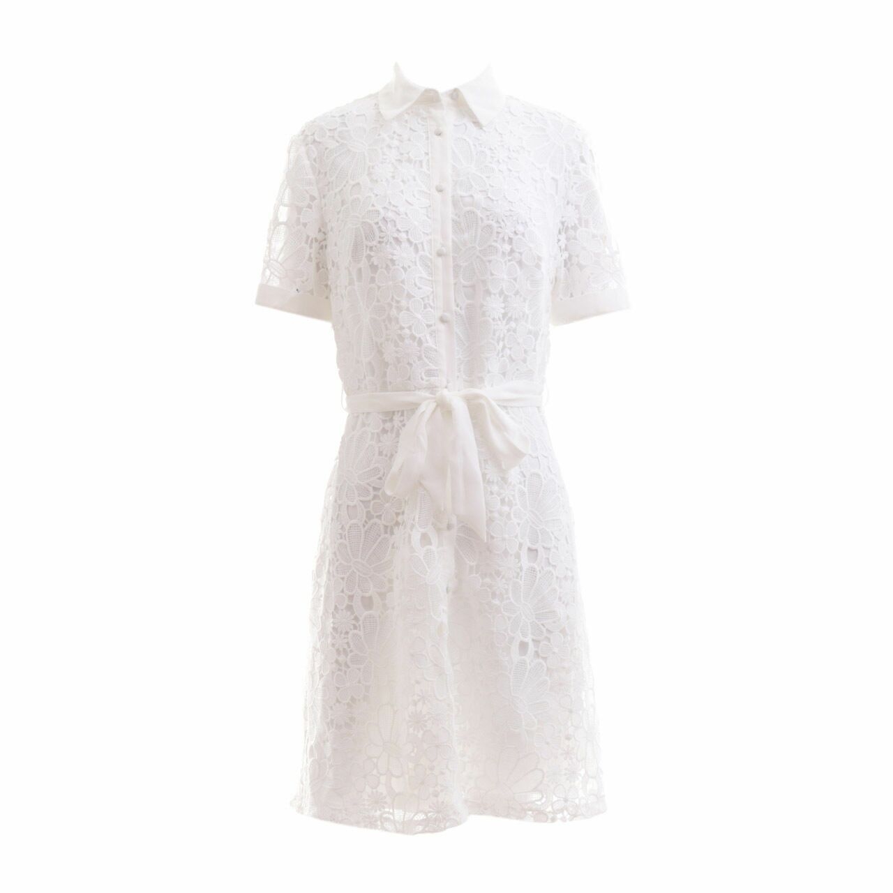 Dorothy Perkins White Lace Mini Dress