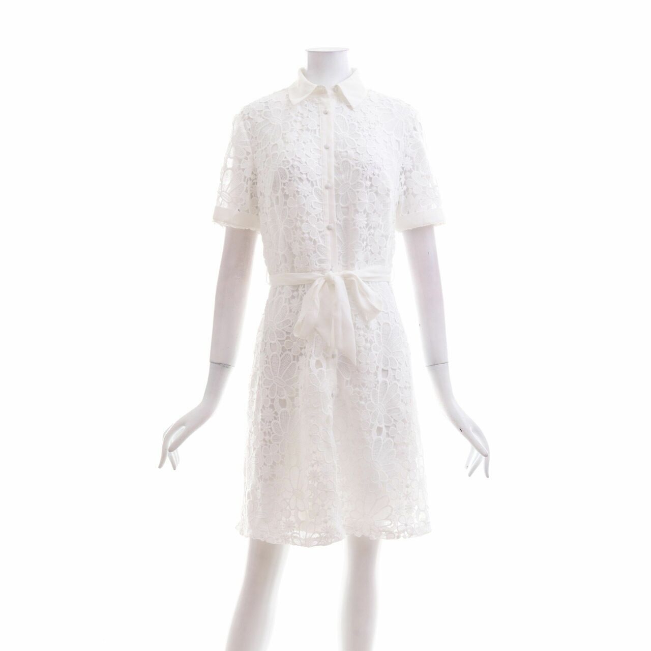 Dorothy Perkins White Lace Mini Dress