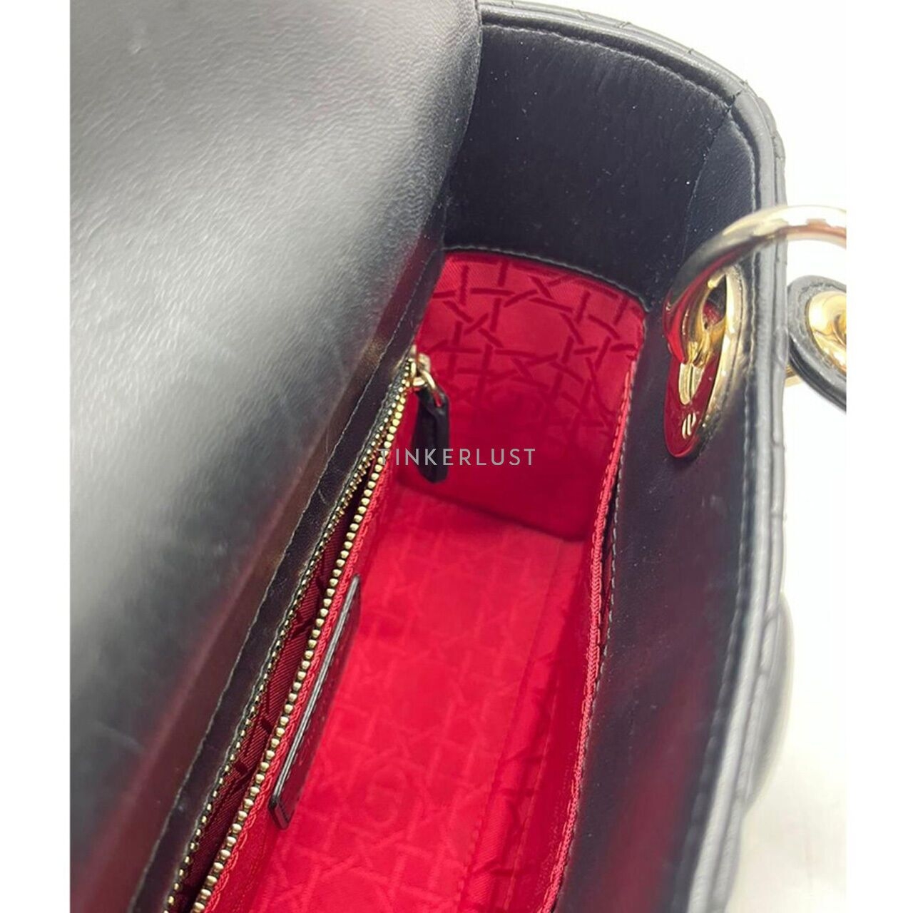 Christian Dior Lady Dior Small Black GHW 2017 Satchel