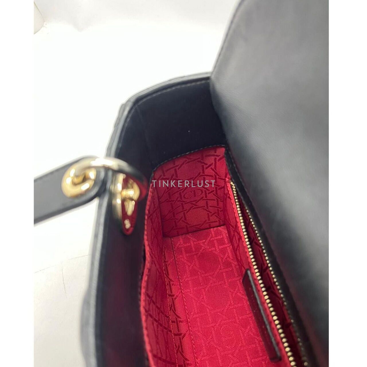 Christian Dior Lady Dior Small Black GHW 2017 Satchel