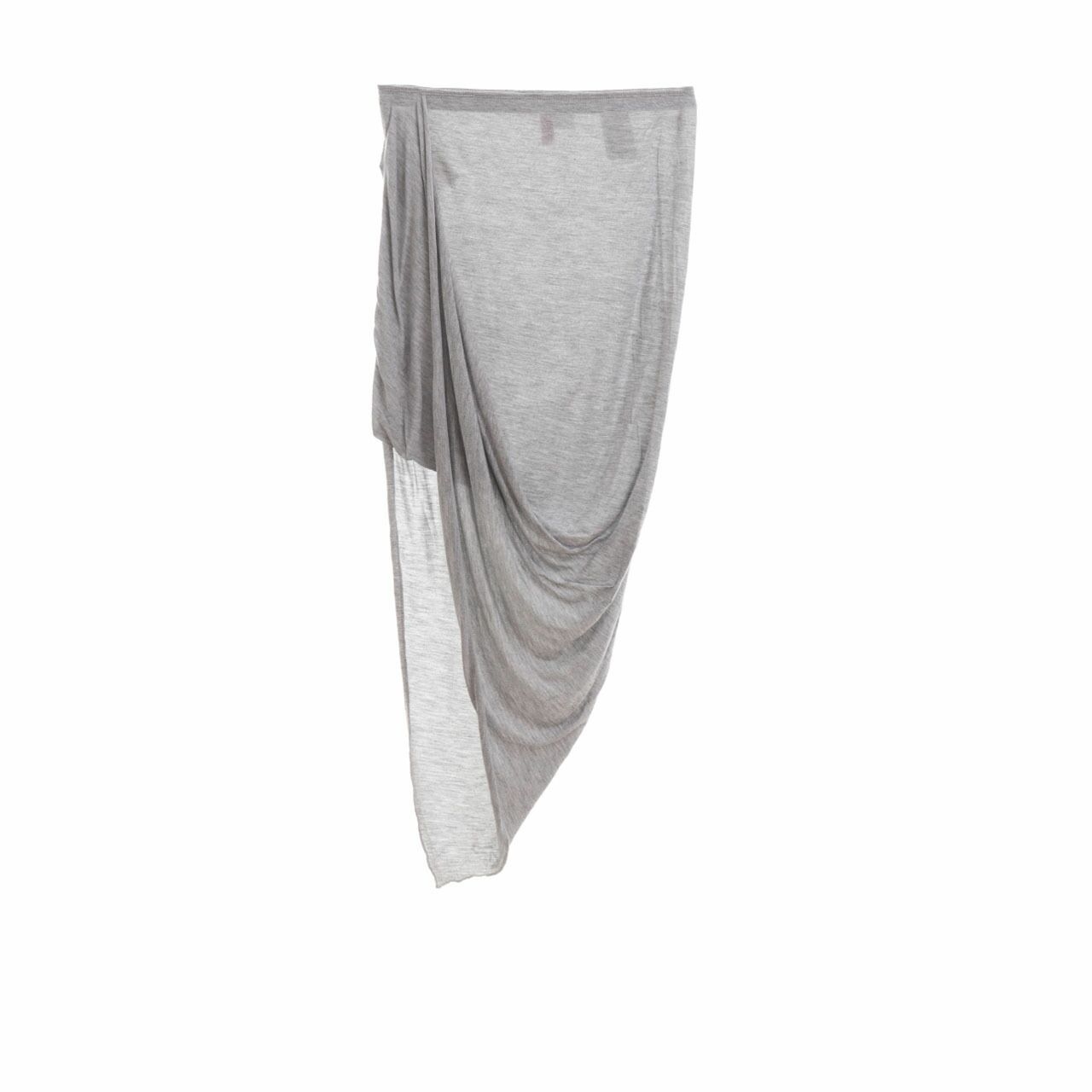 H&M Grey Midi Skirt