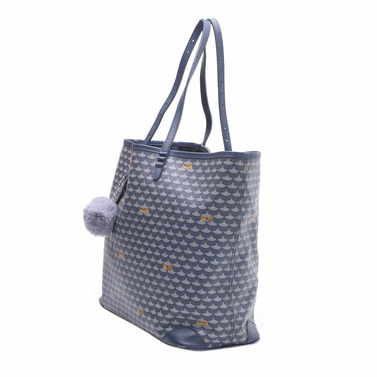 Faure Le Page Navy Tote Bag