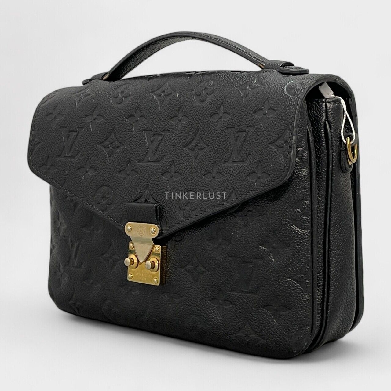 Louis Vuitton Pochette Metis Monogram Empreinte Noir Satchel Bag 