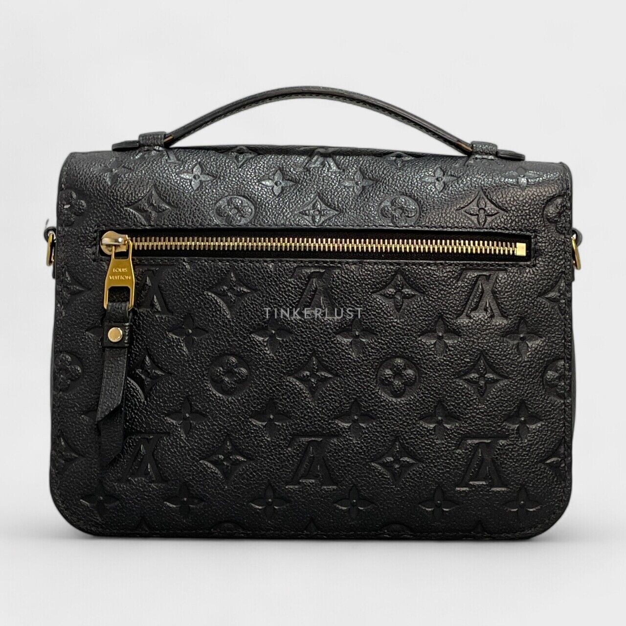 Louis Vuitton Pochette Metis Monogram Empreinte Noir Satchel Bag 