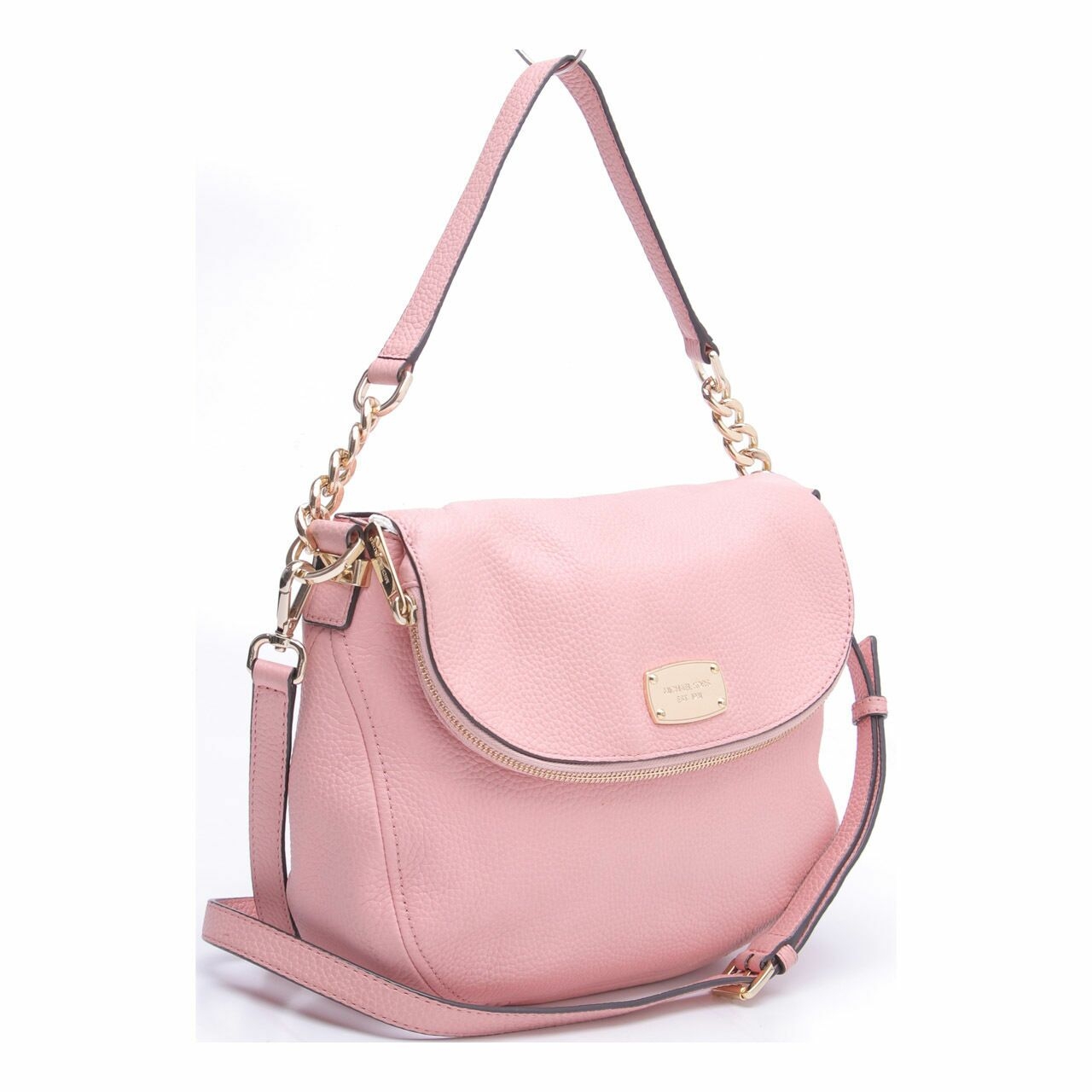 Michael Kors Pink Bedford Tassel Shoulder Bag