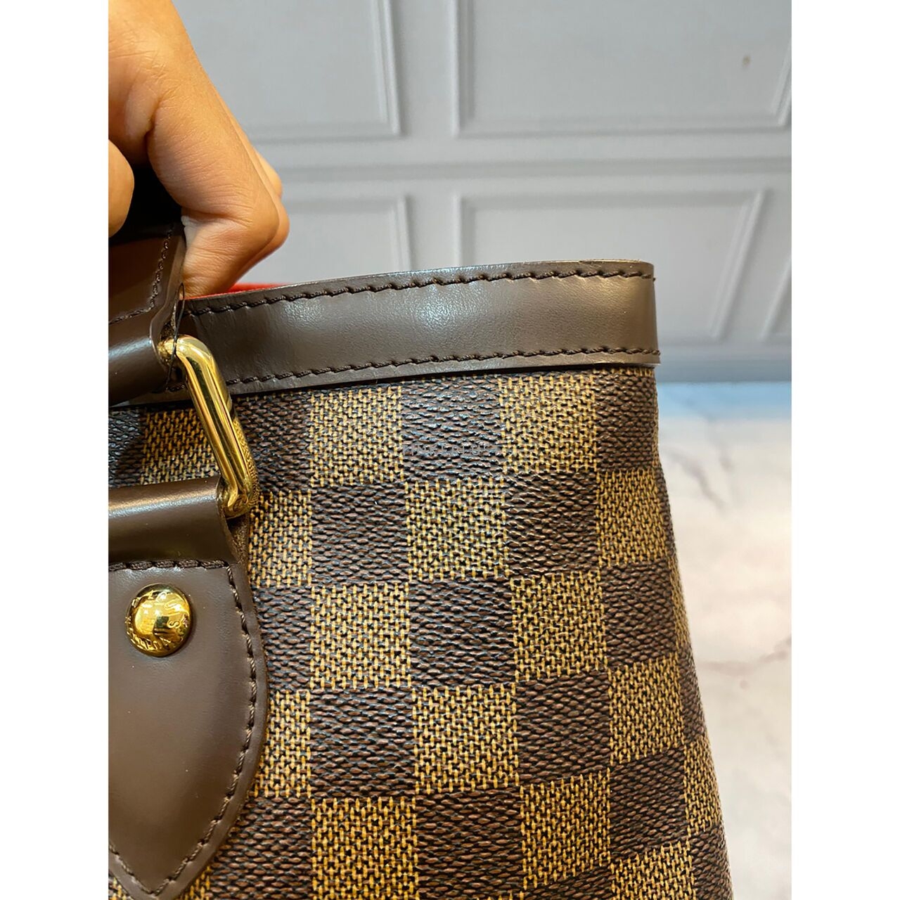 Louis Vuitton Hampstead PM GHW 2009 Tote Bag