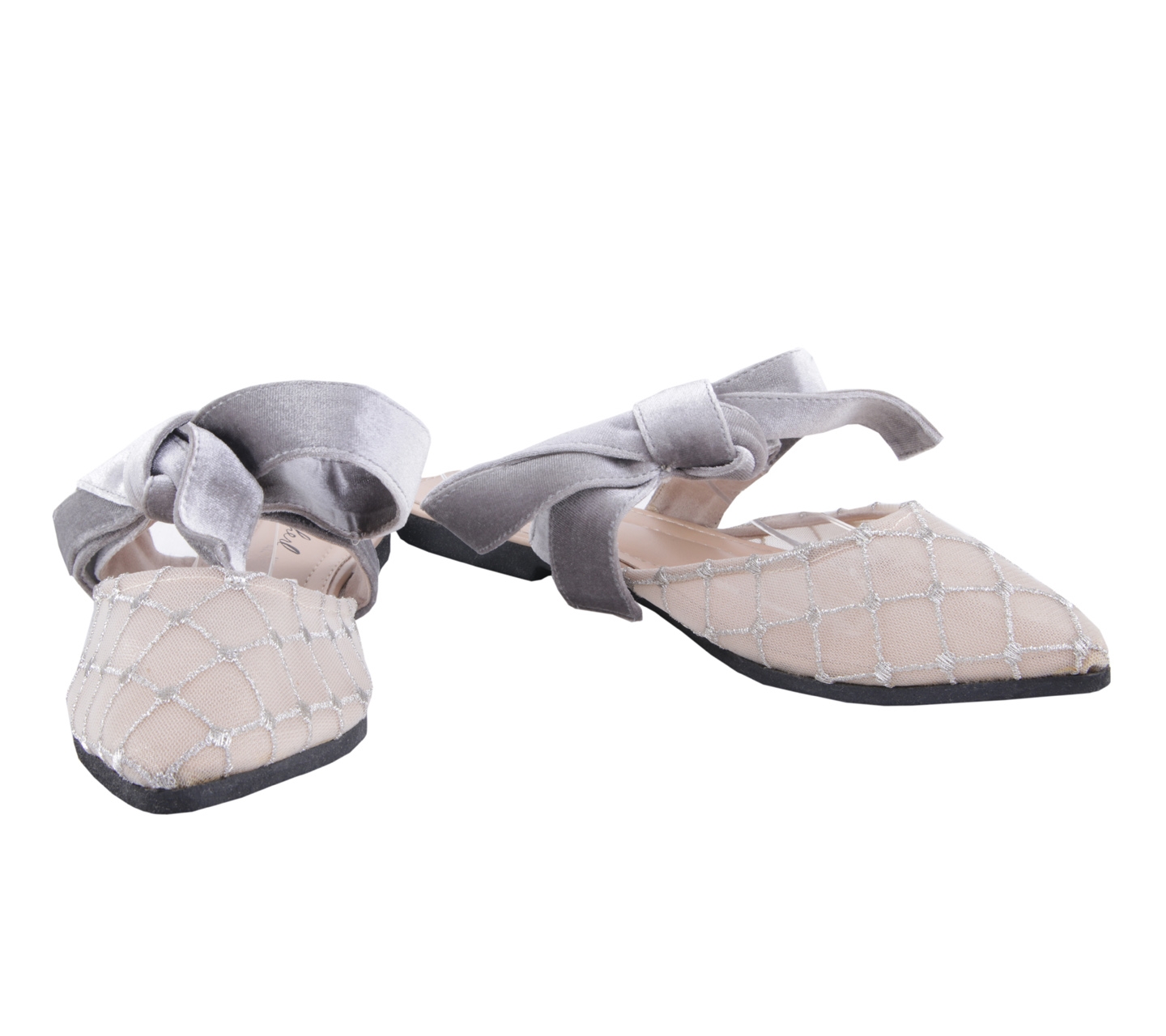 Ittaherl Cream & Grey Sandals