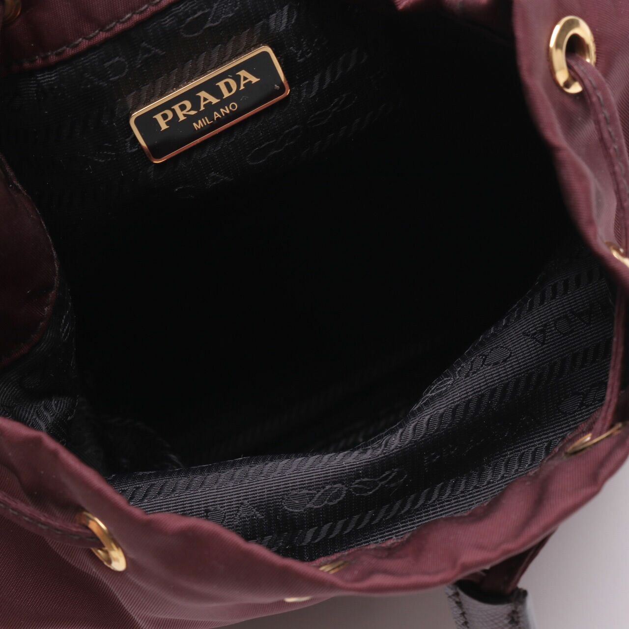 Prada Nylon Bucket Shoulder Bag