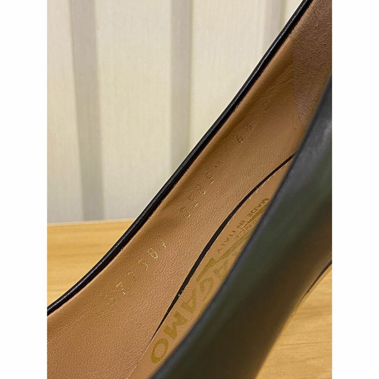 Salvatore Ferragamo Pimpa C. 9cm Nero Calfskin Heels