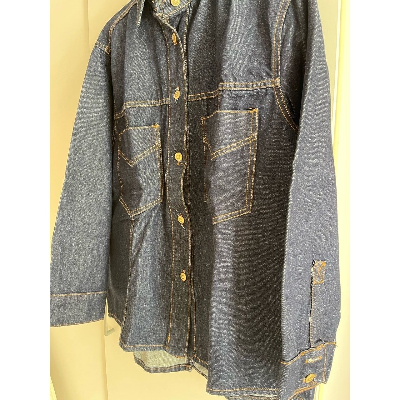 Zara Dark Blue Denim Shirt