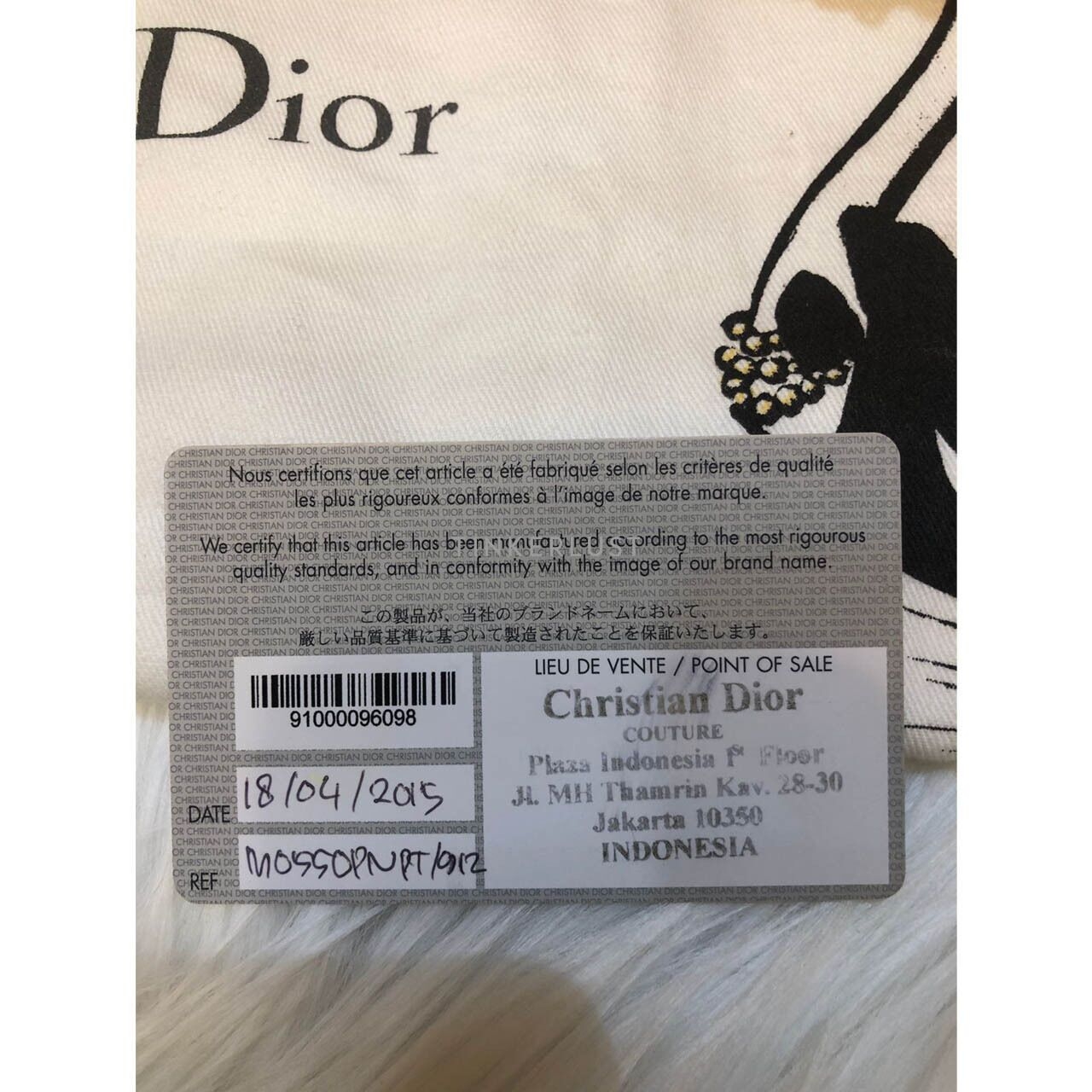 Christian Dior Lady Dior Medium Bicolor 2015 SHW Satchel