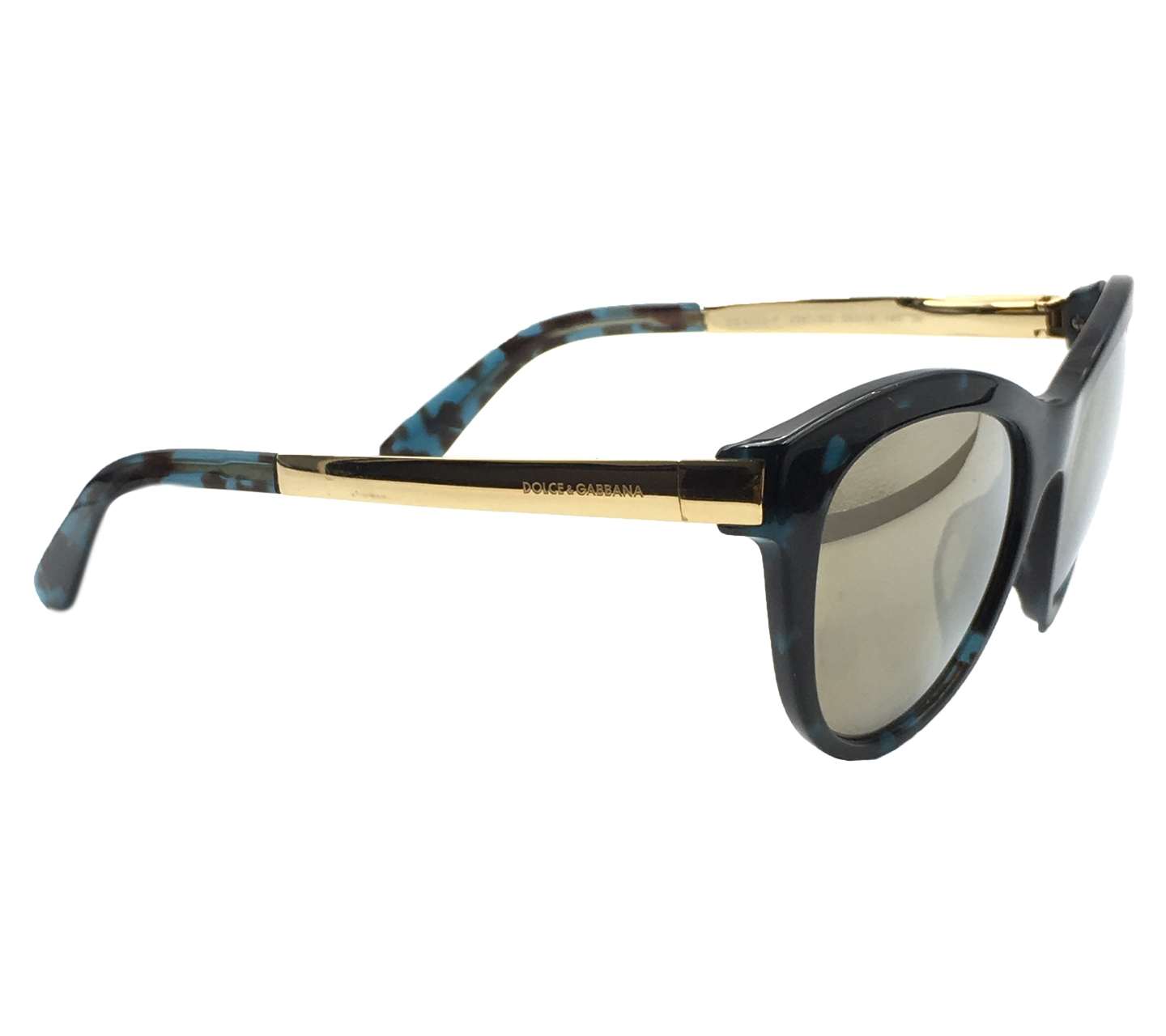 Dolce & Gabbana Black And Blue Sunglasses