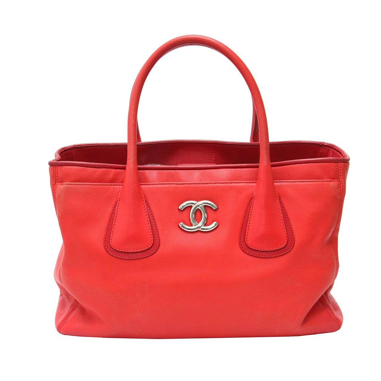 Chanel Executive Red Orange Handbag