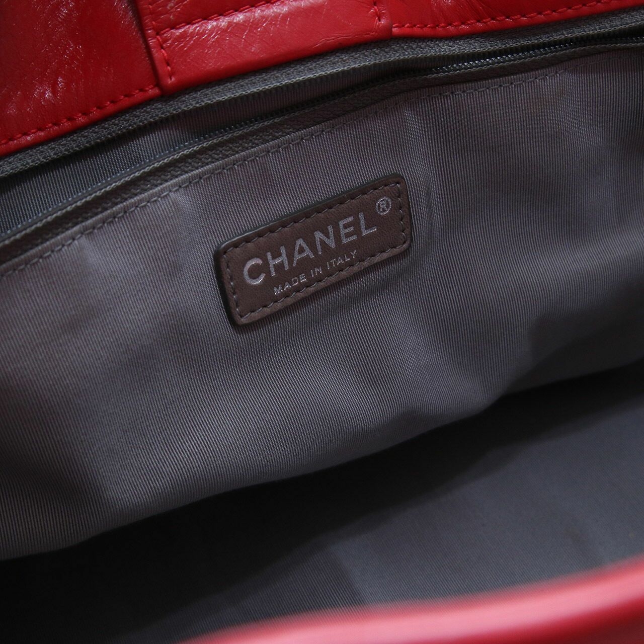 Chanel Executive Red Orange Handbag