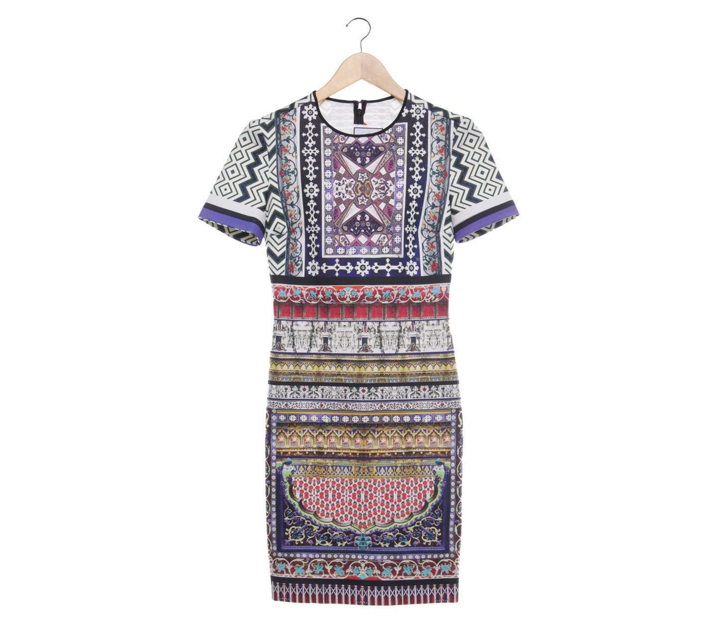 Clover Canyon Multi COlor Patterned Midi Dress