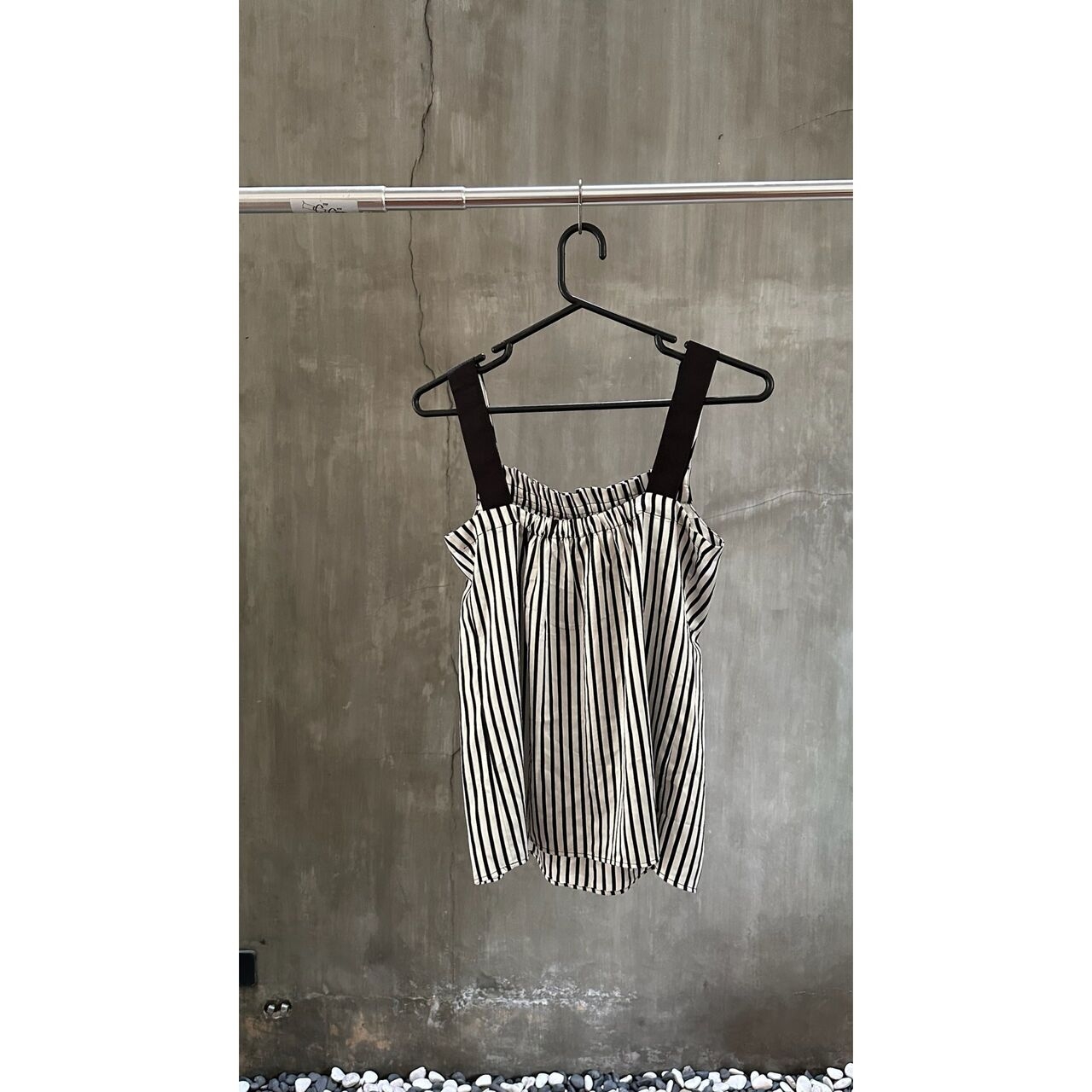 Zara Black & White Stripes Sleeveless