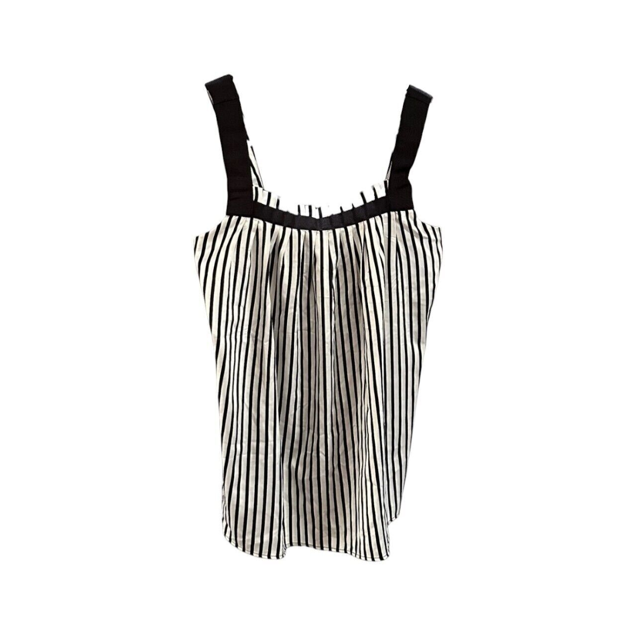 Zara Black & White Stripes Sleeveless