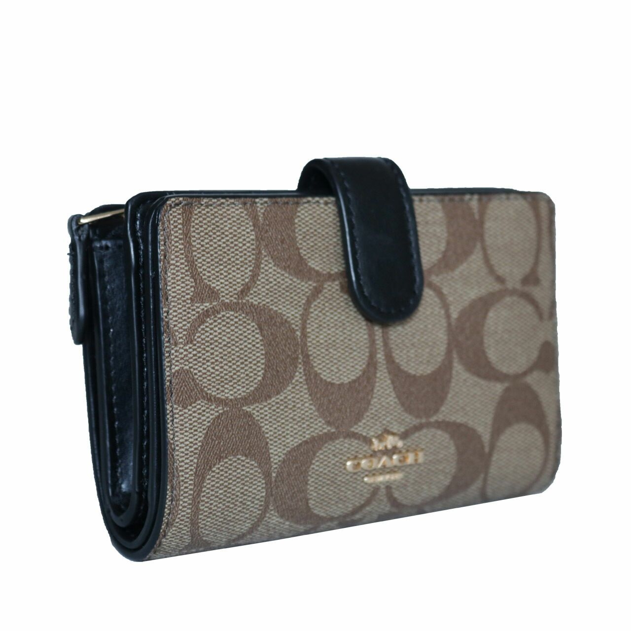 Coach - Signature Medium Brown & Black Wallet