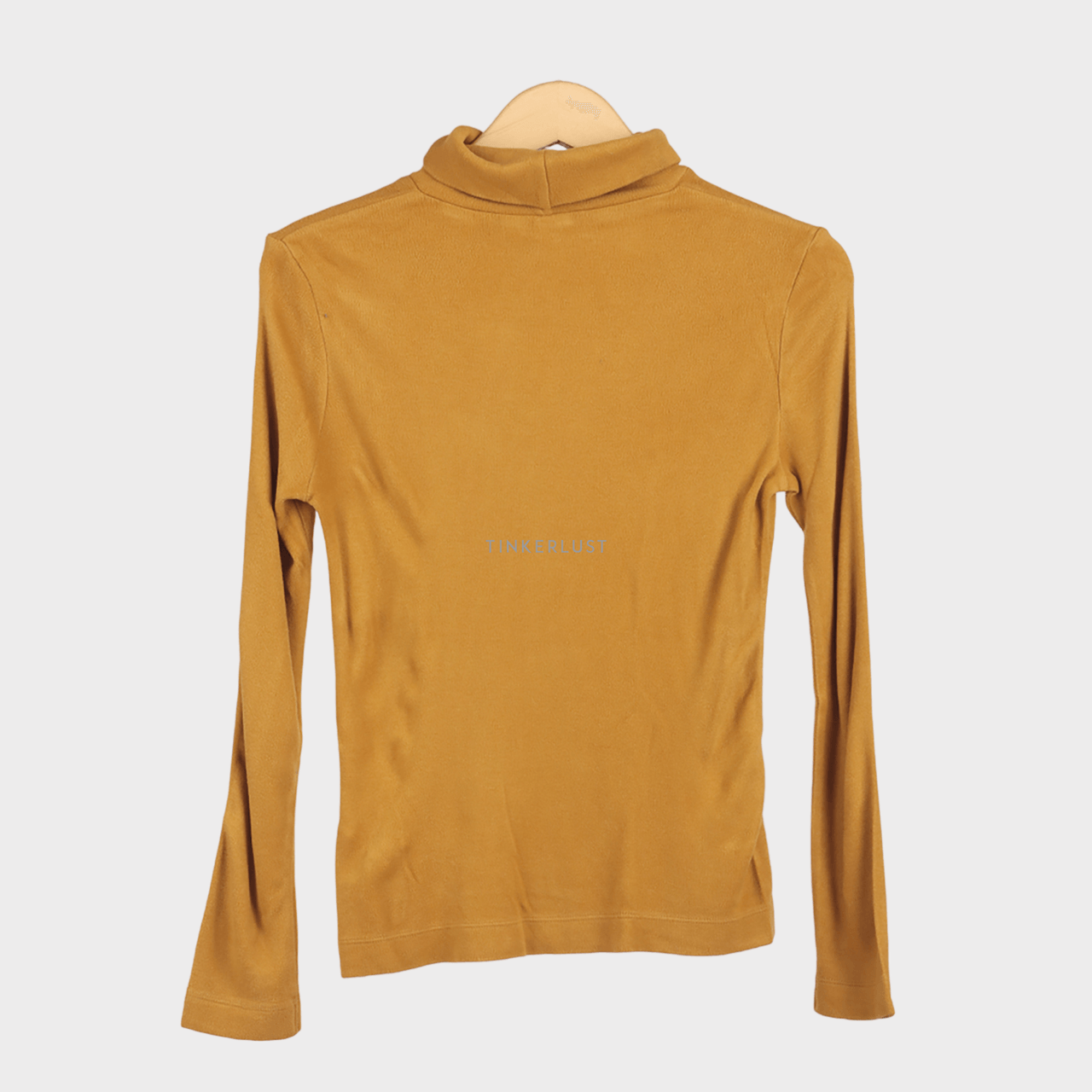 UNIQLO Mustard Turtleneck Blouse