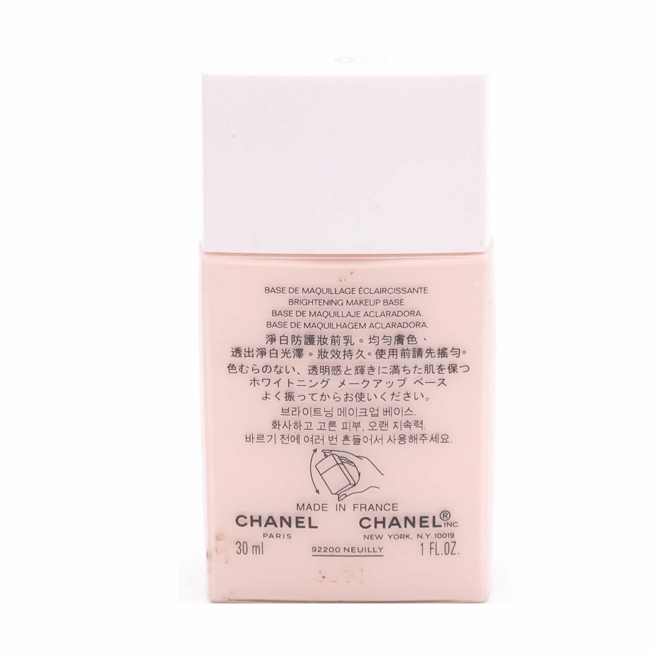 Chanel 10 Rosee Le Blanc Light Creator Brightening Makaup Base Faces