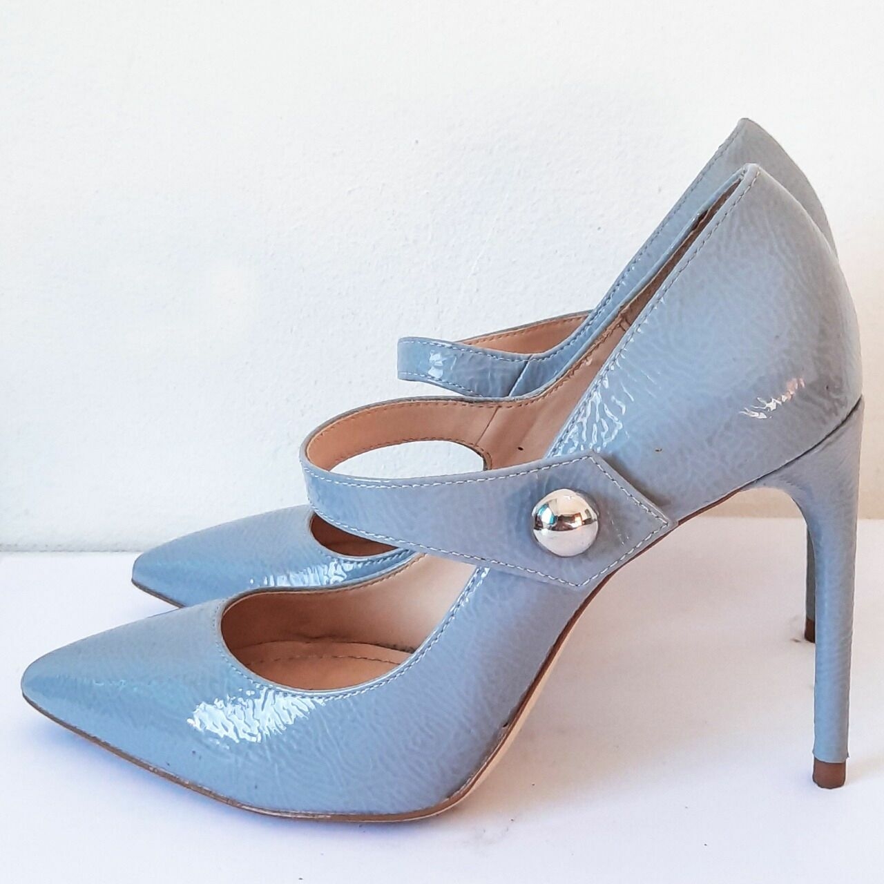 Zara Blue Vintage Heels