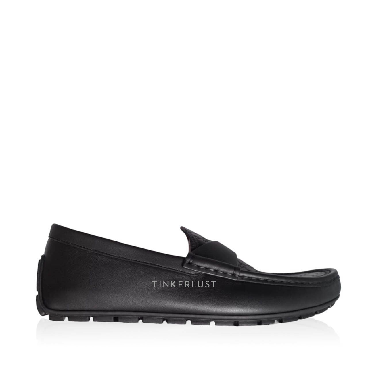 Gucci Men GG Guccissima Black Loafers